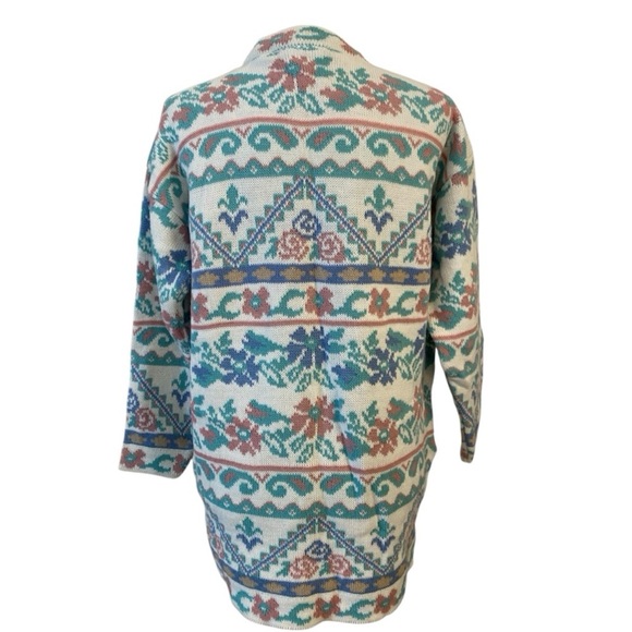 Dana Scott Vintage USA Cottage Core Acrylic Sweater - Picture 3 of 9